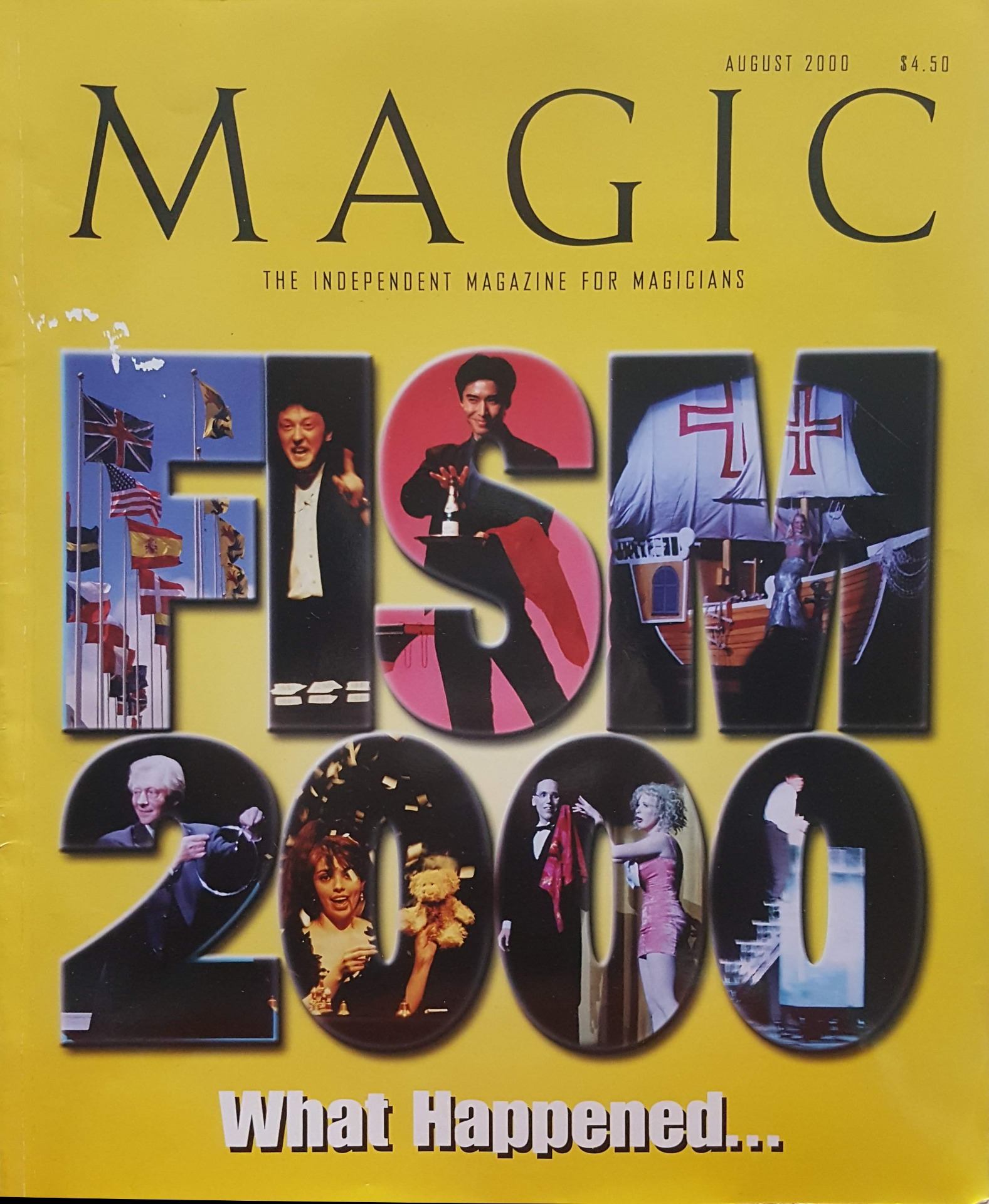 Publicacion Reysing Card by Rey Ben Revista Magic Agosto 2000